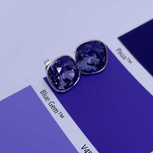 purple stud earrings jewellery