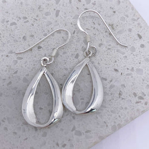 silver drop earrings online