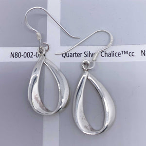 silver drop earrings resene
