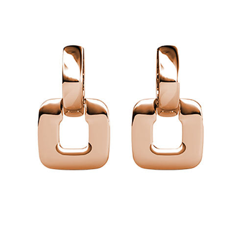 rose gold huggie earrings crystal for women
