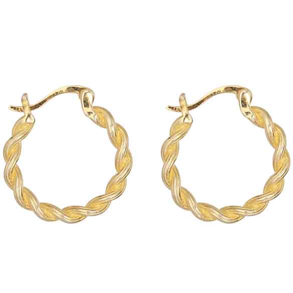 gold hoop huggie earrings jewellery