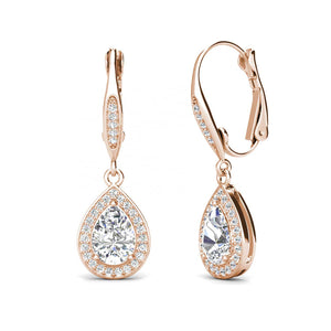 rose gold eveningwear earrings