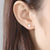 gold stud earrings opal nz