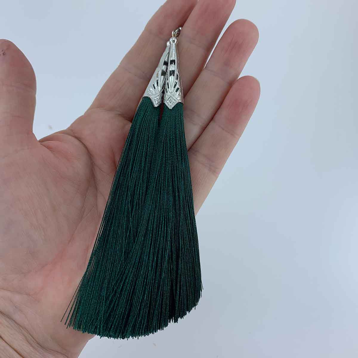 silk tassel earrings for women
