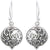 frenelle earrings jewellery silver koru