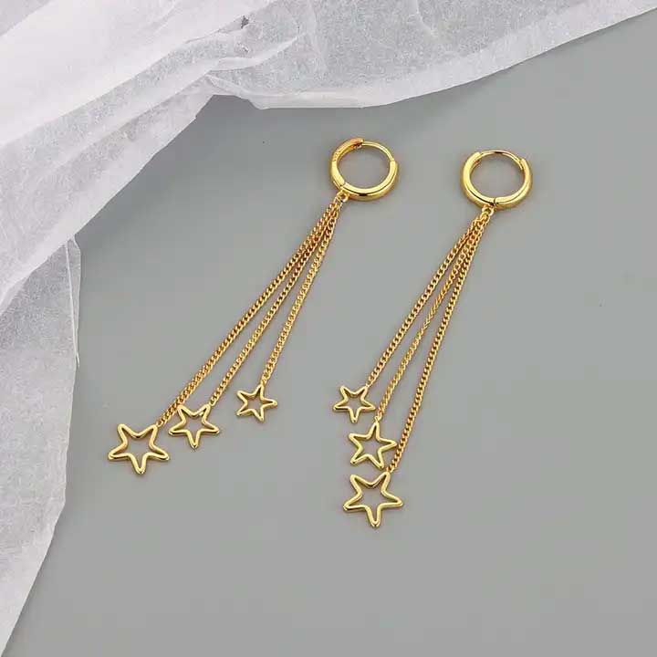 gold matariki earrings frenelle