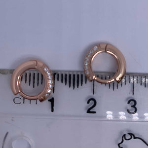 rose gold huggie earrings jewellery for girls