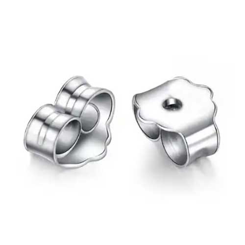 silver earring backs 5mm jewellery nz