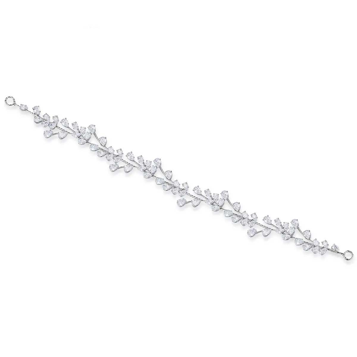 crystal hair vine spray