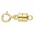 14K Gold Filled Magnetic Clasp with Bolt Clasp (15mm)