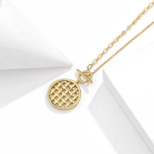 gold medallion necklace jewellery women