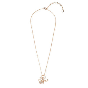 rose gold butterfly necklace jewellery
