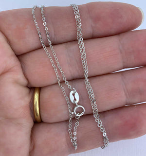 silver cable chain fine jewellery