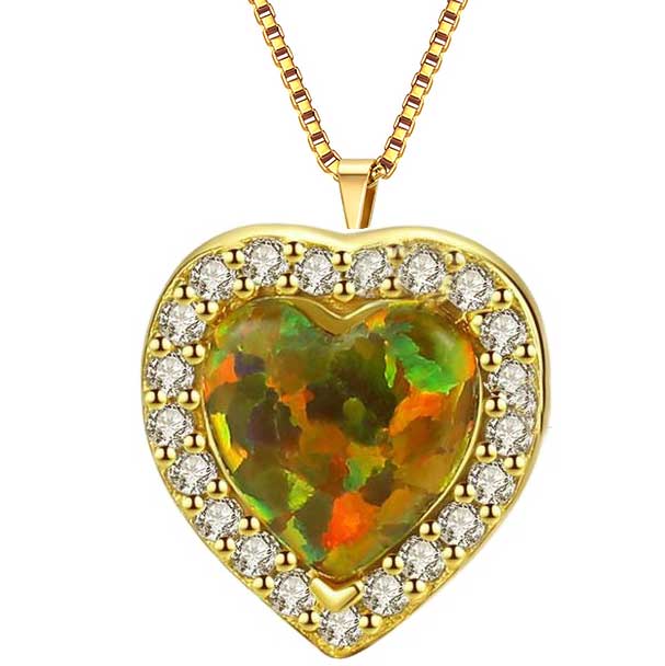 gold opal necklace jewellery nz