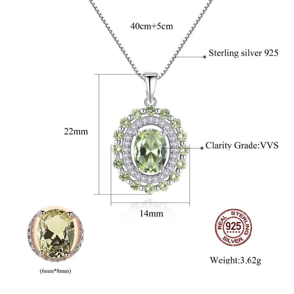 necklace silver crystal green jewellery nz