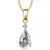 gold crystal pendant necklace jewellery