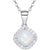 white opal silver pendant necklace jewellery