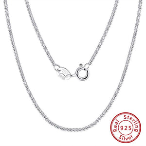 silver chain necklace chopin 925