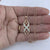 rose gold necklace opal celtic design