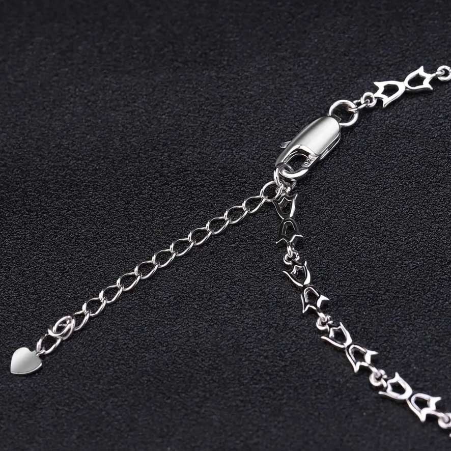 sky blue topaz silver necklace clasp