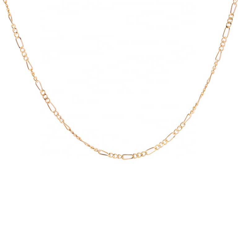 gold figaro necklace for women girls