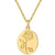 gold pendant necklace rose