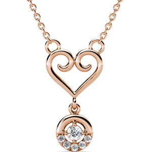 rose gold necklace koru maori jewellery