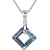 silver crystal necklace