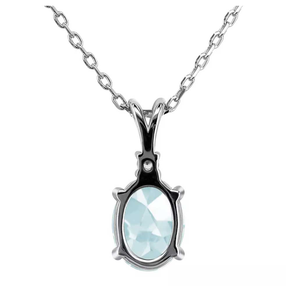 sky blue topaz necklace