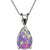 silver necklace opal jewellery nz
