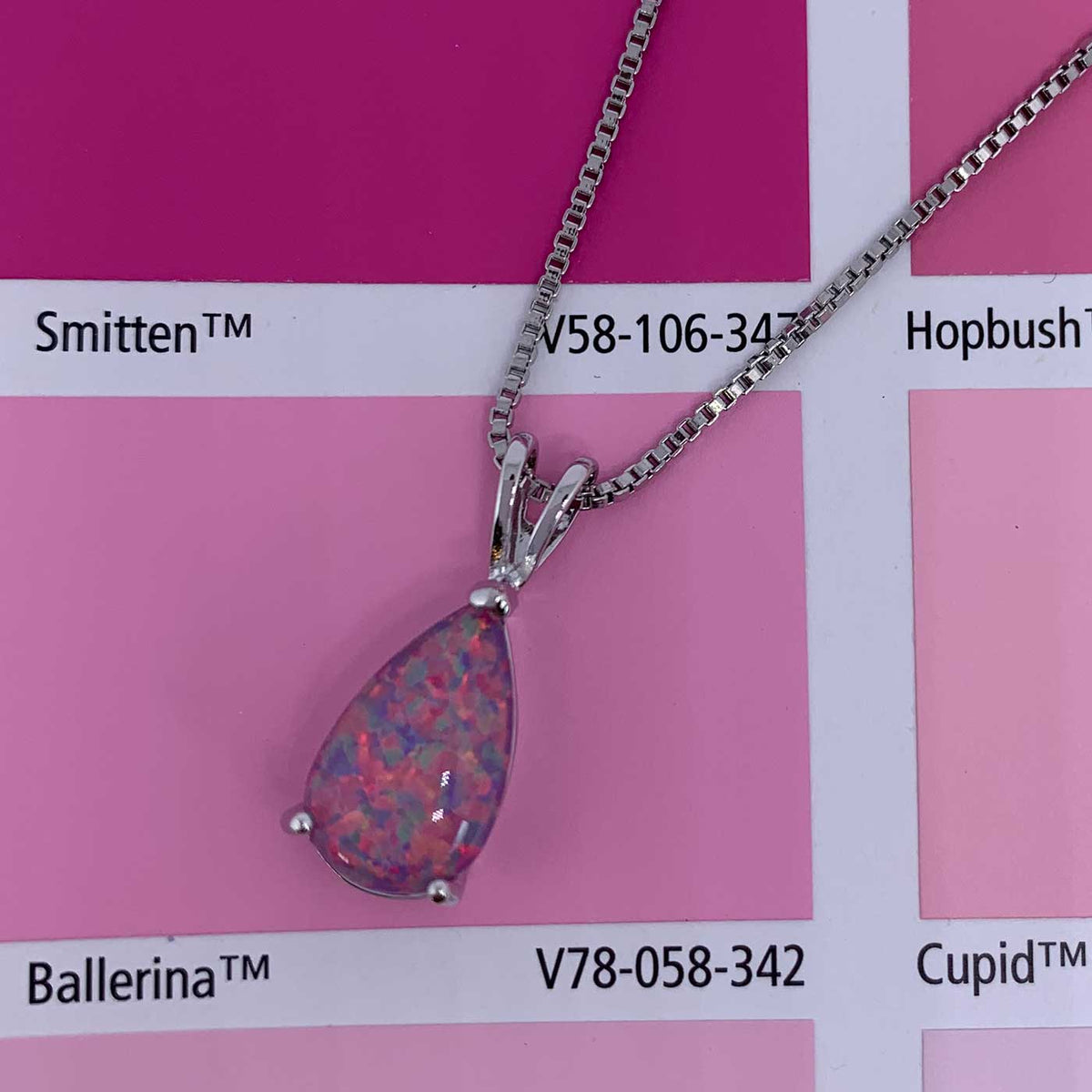 silver necklace opal jewellery nz resene