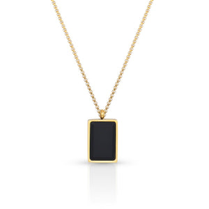 frenelle jewellery necklace gold black modern