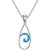 silver necklace koru maori design jewellery NZ