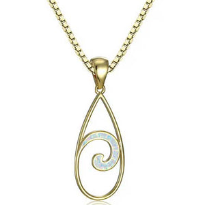 gold necklace koru maori design jewellery NZ