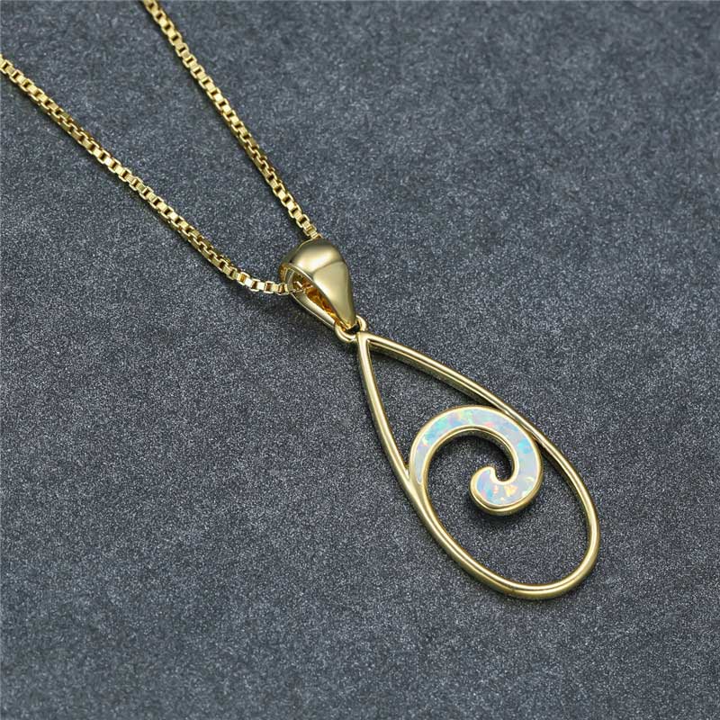 gold necklace koru maori design jewellery NZ