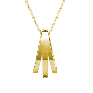 gold crystal necklace for women