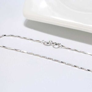 silver seed chain necklace jewellery