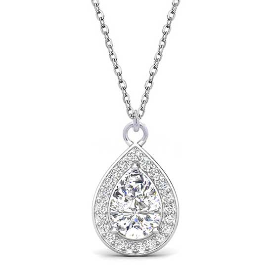 silver crystal necklace jewellery
