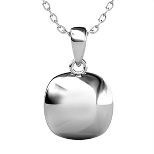 silver crystal necklace pendant for women