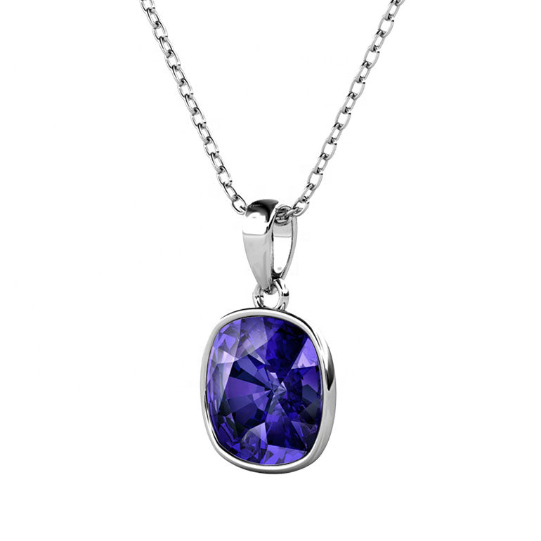 swarovski amethyst crystal necklace jewellery
