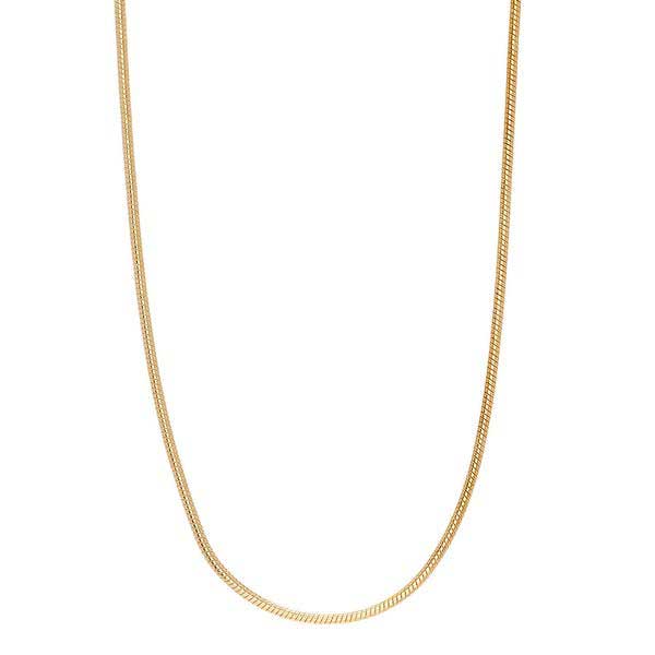 gold snake chain necklace