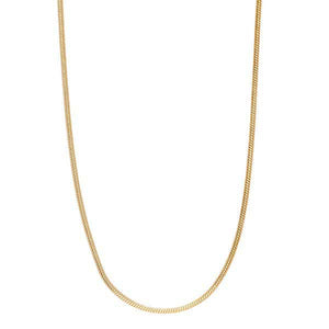 gold snake chain necklace