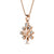 tree of life rose gold necklace