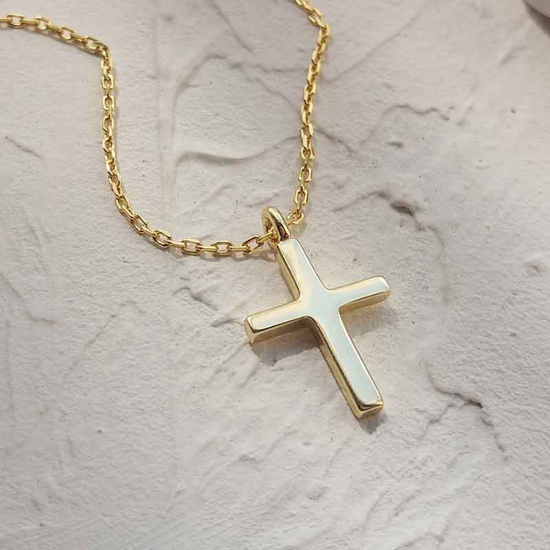 gold cross necklace jewellery