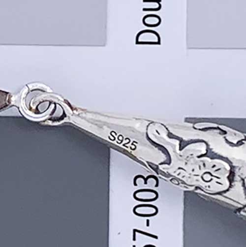 frenelle jewellery earrings silver black S925