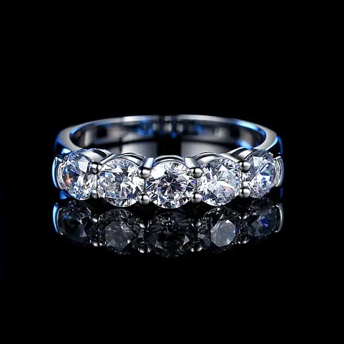 1960s Space Age Sapphire Half Eternity Ring – Butter Lane Antiques
