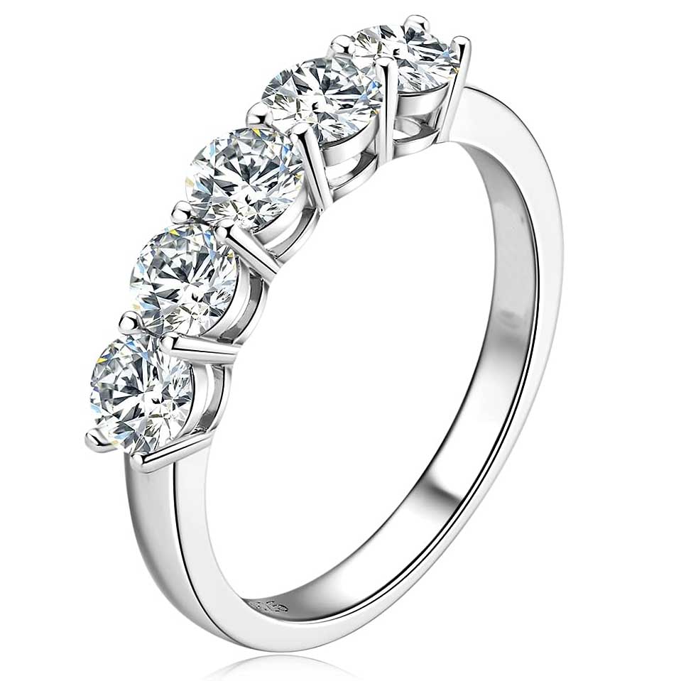 Eternity moissanite hot sale