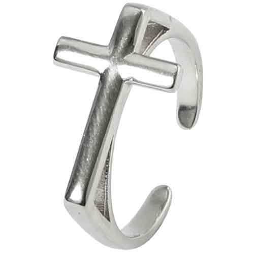 silver cross ring jewellery