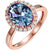 rose gold alexandrite dress ring