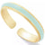 gold enamel stacking ring green for women